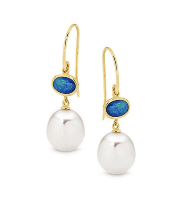 Opal & Pearl Earrings